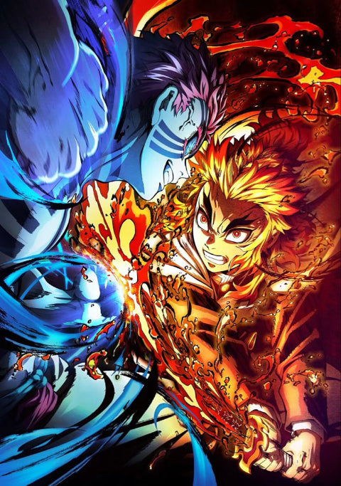 Cuadro 3D Rengoku & Akaza